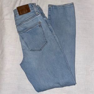 EUC Madewell high rise cropped slim boyfriend jean Sz 23